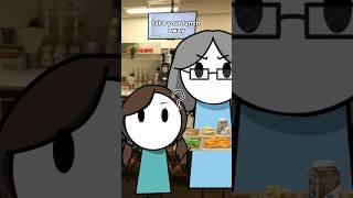 Storytime of the time my school took my lunch away… #storytime #youtubeshorts #animation