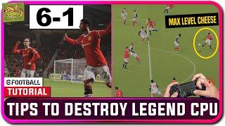 eFootball 2022 | Tips & Tricks on how to beat CPU Legend Difficulty [Win Easily] - Tutorial