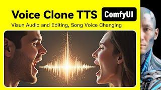 Voice Clone TTS｜Visun Audio and Editing, Song Voice Changing｜ComfyUI