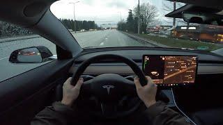 TESLA MODEL 3 2019 Standard Range Plus 239kW | 4K POV Test Drive