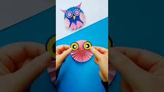 Creative Owl by Paper Crafts #shorts #satisfying #papercraft #diy