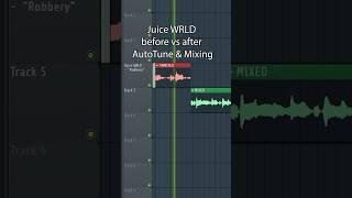 Juice WRLD before vs after Mixing…. #juicewrld #audioengineer #flstudio