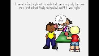 I can ask a friend to play | Preschool social narrative