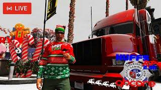 LIVE: GTA V FiveM Roleplay: Truckin' on Kuffs for Christmas Eve