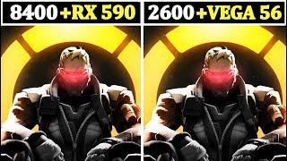 I5 8400 +RX 590 vs R5 2600 +VEGA 56 | Tested 13 Games |