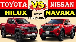 ALL NEW 2023  Nissan NAVARA Vs ALL NEW 2023 Toyota HILUX  | Which one is better ?