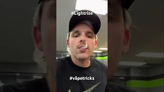 vaping tricks lightrise TB 18K   #shorts #unboxing #lightrise #lostvapelightrise