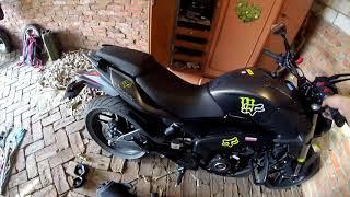 Звук Доминара без глушителя, Bajaj Dominar 400