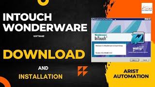 how to download and install intouch wonderware software