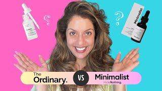 Ordinary Versus Minimalist | Top 5 products from the Ordinary | Review of Ordinary Peptides