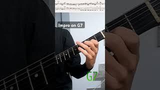 Impro on G7 #guitar #bluesguitar #funkguitar #lick #electricguitar