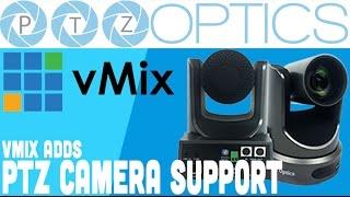 vMix adds PTZ Camera Support