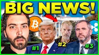 "Crypto is my TOP Priority... Bitcoin Will Boom!" Trump BREAKING NEWS + What Comes Next!?