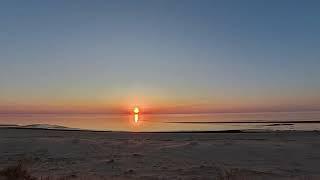 Riga,Latvia, bicycle ride Imanta-Vakarbulli beach, sunset, and back. Filmed on Insta360 X4 camera