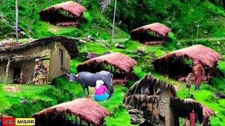 Most  Beautiful And Relaxing mountain village Life of Nepal || iam misar Best Compilation video