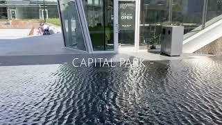 Capital Park by Jawl Properties - Water Wall, Water Jets, Reflecting Pool Water Features