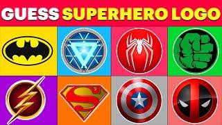 Guess ALL the Superheroes by Logo | MARVEL & DC Superheros - Superhero Quiz️