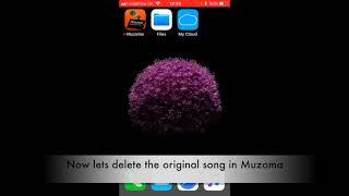 Backup and restore songs in Muzoma using the iOS files app and the cloud or a NAS drive