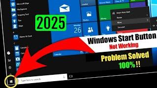 Start Button is not Working in Windows 10 | Start Menu Not Working Problem Resolved | OP CricTalk