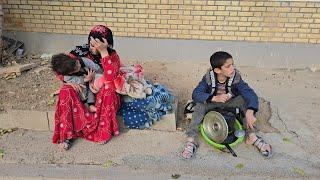 Displacement of Shahla and her children by the police due to unauthorized construction of the house