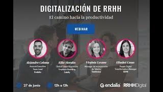 El camino hacia la productividad | Digitalización de RRHH