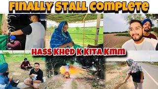 Bhut Mehnat Nal Food Stall Ho Gya Ready | Wmk  | Amanjass Vlogs |