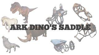 Ark Dinosaur Saddle unlocking levels and resources needed!