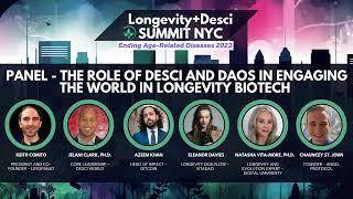 The Role of DeSci and DAOs in Engaging the World in Longevity Biotech: Panel Discussion at EARD 2023