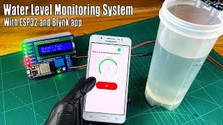 DIY Water Level Monitoring System | ESP32 DEVKIT V1 Tutorial | Blynk app control #sritu_hobby #esp32