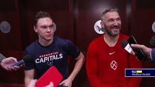 Jesus, I am old! Alex Ovechkin becomes a translator for Ivan Miroshnichenko (29 sep 2023)