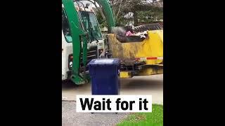 Garbage truck catches fire  No one was hurt #safetyfirst #garbage #fire #foryou #reels #fypシ