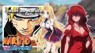 HighSchool DxD React to Issei as Naruto Uzumaki||GACHAREACT||NARUTO