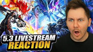 THE NEW GENSHIN IMPACT UPDATE LOOKS AMAZING | 5.3 LIVESTREAM REACTION