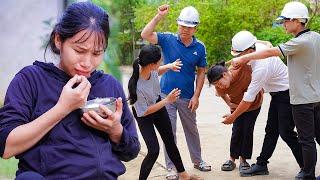 The kind engineer and uncle rescue Hang from the evil boss - Hang shows signs of giving birth.