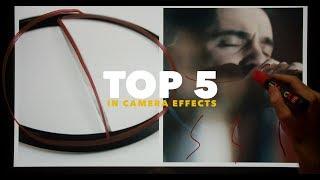 Top 5 In Camera Effects For Music Videos!