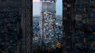 Необычный Небоскреб в Японии напечатает квартиру сразу после покупки!