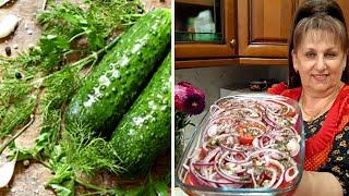 Самые Вкусные Хрустящие Малосольные Огурчики! Потрясающе Вкусная Закуска из Помидор