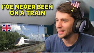 American reacts to European High Speed Trains