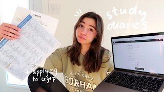 study diaries | IB school vlog and applying to cegep (college)