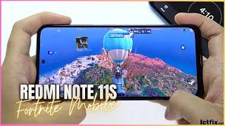 Redmi Note 11s Fortnite Mobile Gaming test Update | Helio G96, 90Hz Display