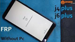 samsung galaxy j4 plus - frp bypass / android 8