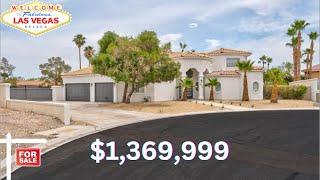 $1,369,999 Home For Sale Las Vegas 4,065 sqft 6 Bed 4 Bath 1/2 acre Pool/Jacuzzi & RV Parking