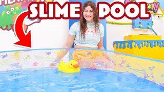 I made a GIANT Water Slime Lake!!