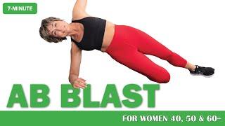 7 Minute Ab Workout For Women Over 40 - Strengthen Your Core Today!