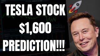  TESLA STOCK $1,600 PREDICTION! TSLA, SPY, NVDA, ES, QQQ, BTC, MSFT, GOOG, & META PREDICTIONS!  