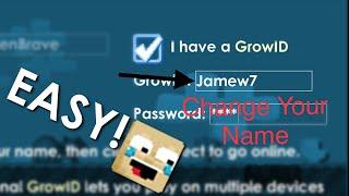 How to change your name (growtopia)