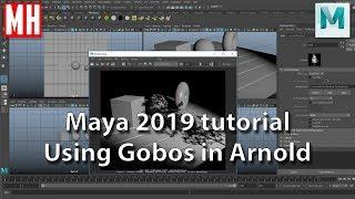 Using Gobos with Arnold in Maya 2019 and other light stuff