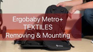 Ergobaby Metro+: How to Remove / Mount the Seat Fabrics