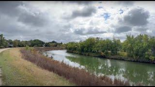 Walking in Regina, September 23, 2024: First Autumn walk along the creek, minimal talking