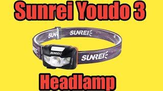 Sunrei Youdo 3 Rechargeable Headlamp Unboxing and Review